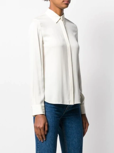 Shop Theory Pointed Collar Blouse In White
