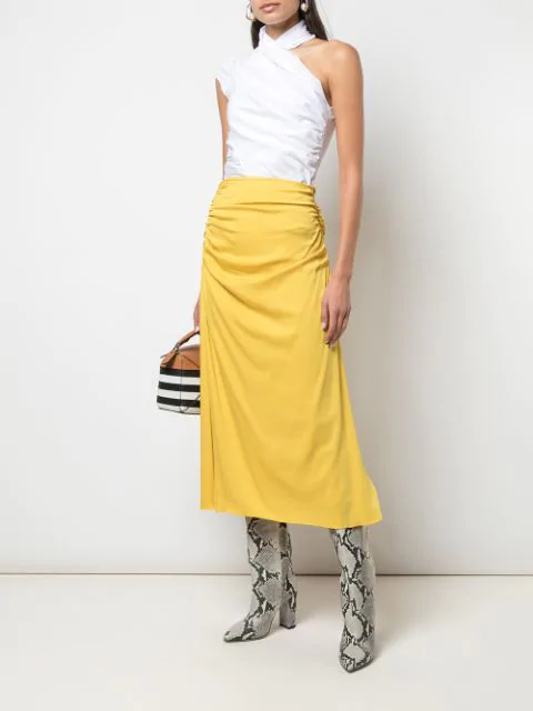 theory twisted rib skirt