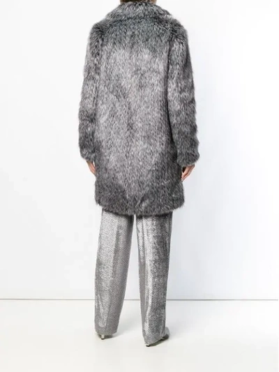 Shop Michael Kors Oversized Coat In Grey