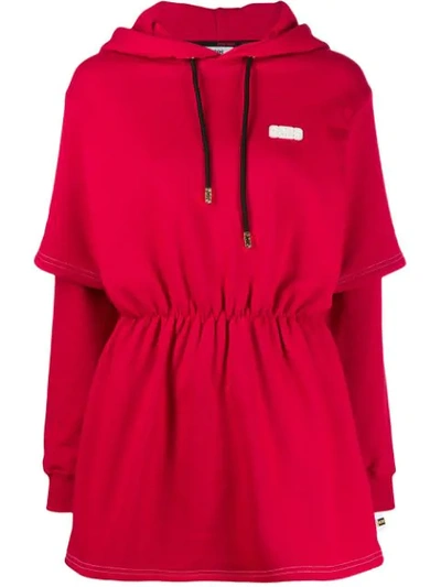Shop Gcds Minikleid Mit Kapuze In Red
