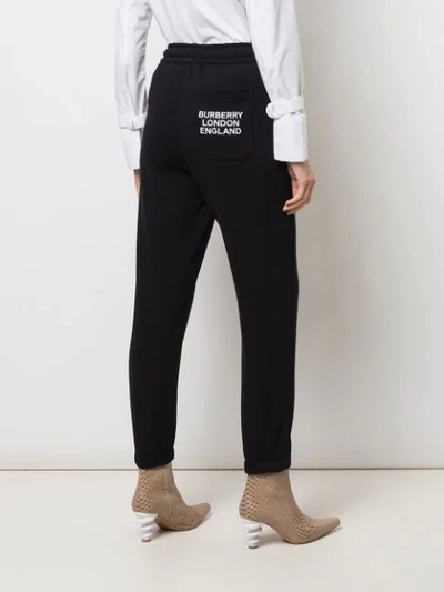 EMBROIDERED LOGO TRACK TROUSERS
