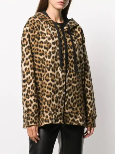 Shop N°21 Leopard Print Jacket In Brown