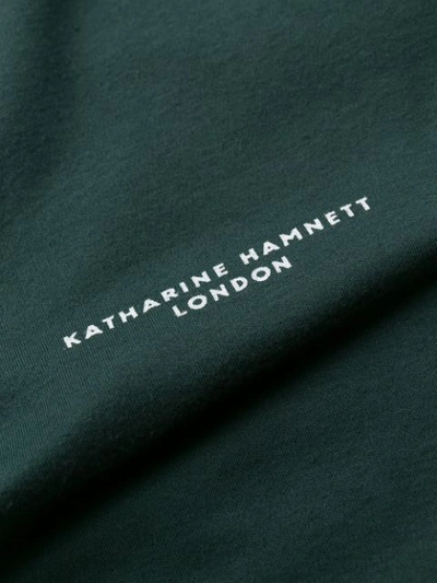 Shop Katharine Hamnett Chest Logo T-shirt In 711 Bottle