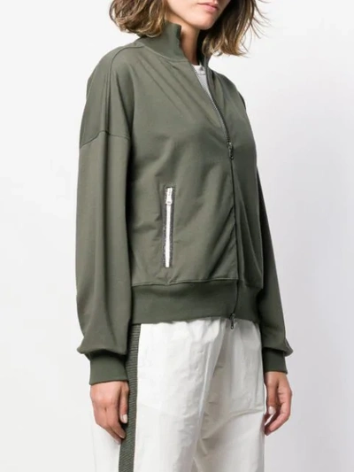 Shop Brunello Cucinelli Lightweight Jersey Jacket In Green