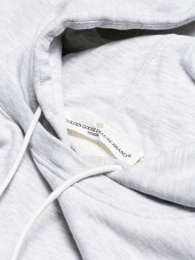 Shop Golden Goose Sunset Print Hoodie In Grey