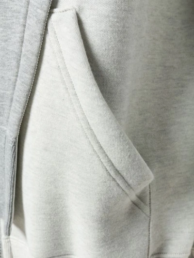 Shop Sacai Asymmetric Sweater In Grey