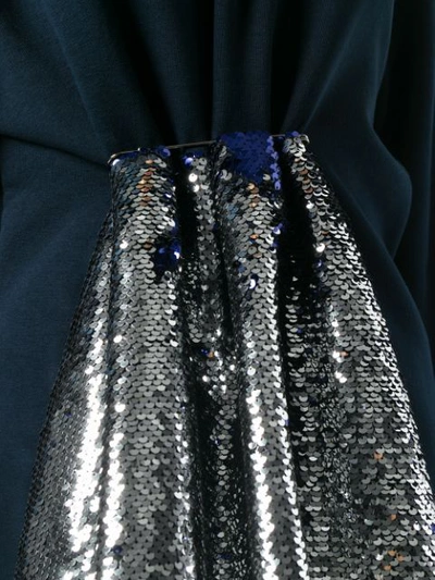 Shop Act N°1 Pin Sequined Detail Sweatshirt - Blue