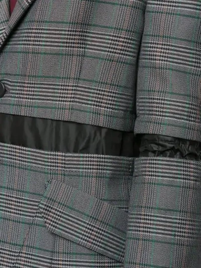 Shop Delada Drawstring Detail Jacket In Grey