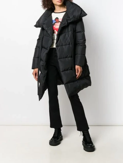 Shop Bacon Big Puffa Coat In Black