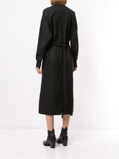 Shop Boyarovskaya Clasp-embellished Dress In Black