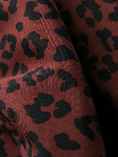 A.P.C. LEOPARD PRINT BLOUSE - 棕色