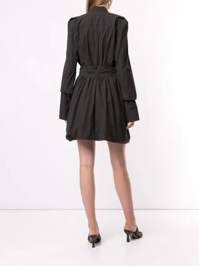 Shop Kitx Two-in-one-hemdkleid In Black