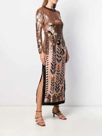 Shop Temperley London Magnolia Dress In Neutrals