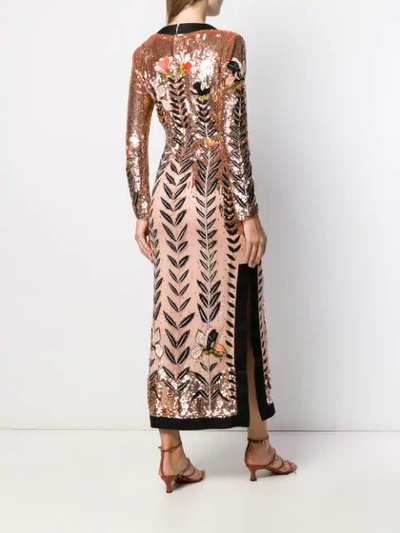 Shop Temperley London Magnolia Dress In Neutrals