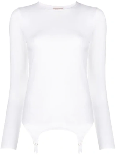 Shop Murmur Suspender Blouse - White
