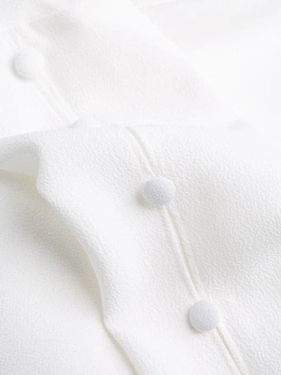 Shop Antonelli Button Sleeved Blouse In White
