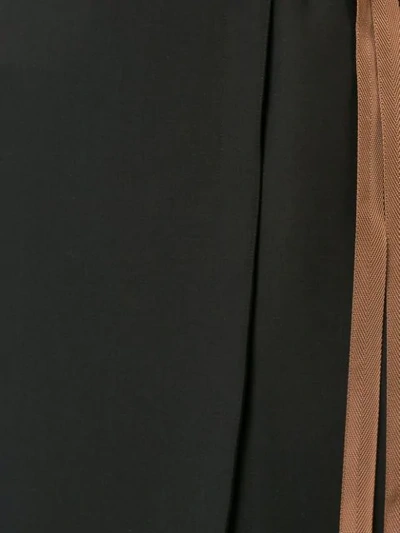 Shop Tibi Anson Belted Skirt In Black