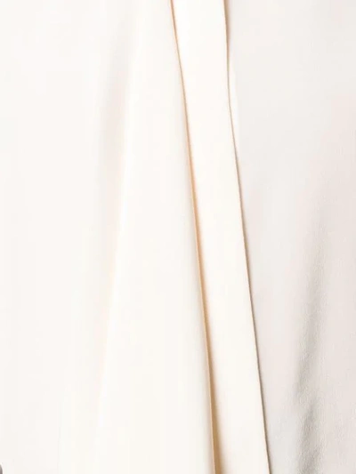 Shop Stella Mccartney Pussy Bow Shirt In Neutrals