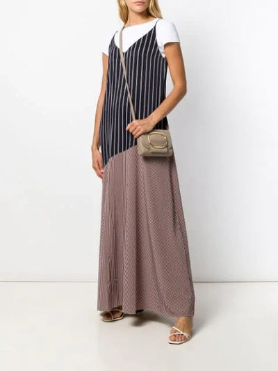 Shop Ps By Paul Smith Striped Maxi Dress In Blue