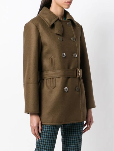 Shop Chloé Belted Trench Coat - Brown