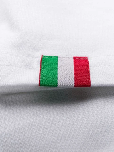 Shop Ea7 Italia Print T In 1100 White