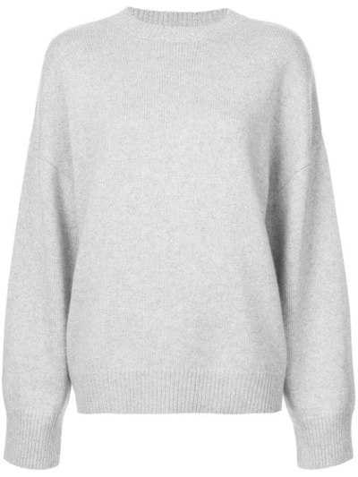 Shop Beau Souci Crew Neck Jumper - Grey