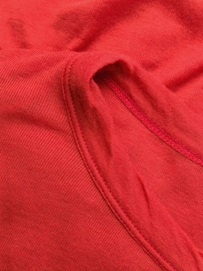 Shop Rick Owens Larry Long Sleeved Top In 133 Cardinal Red
