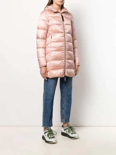 Shop Parajumpers Hooded Padded Jacket In Pink