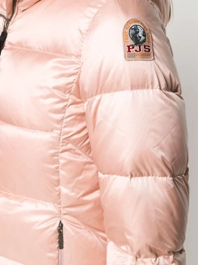 Shop Parajumpers Hooded Padded Jacket In Pink