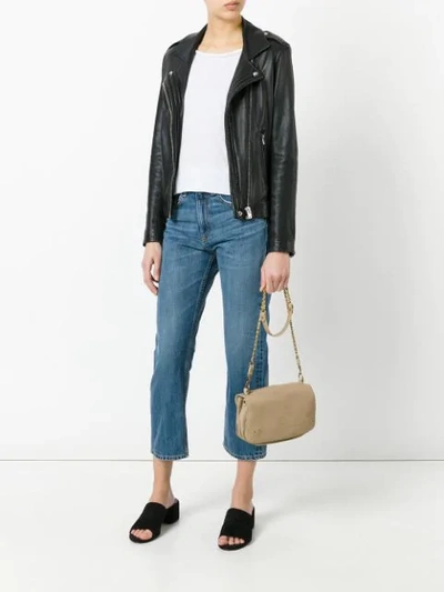 Shop Rag & Bone Marilyn Straight Leg Mid-rise Jeans In Blue