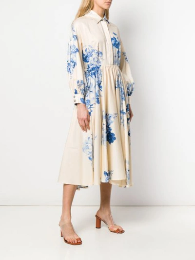 ANTONIO MARRAS PLEATED MIDI DRESS - 大地色