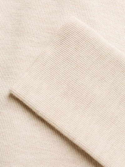 Shop Prada Roll-neck Jumper In Neutrals