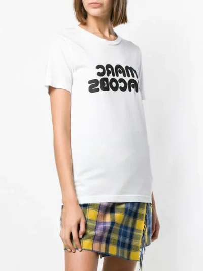 Shop Marc Jacobs Logo Print T-shirt In White