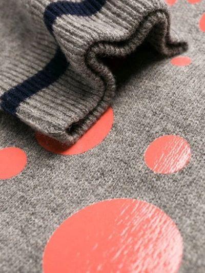 Shop Rohka Spotted Jumper In Grey