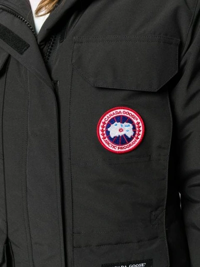 Shop Canada Goose Expedition Parka Coat In 61 - Black - Noir