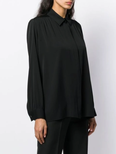 Shop The Row Loose Fit Blouse In Black