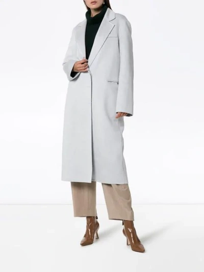 Shop Joseph Signe Cashmere Coat In Grey