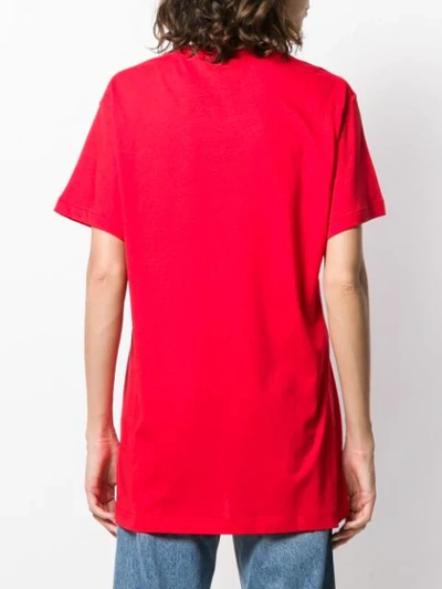 Shop Gucci Tennis"-logo In Red