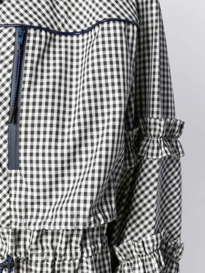 Shop 3.1 Phillip Lim Gingham Print Coat - Black