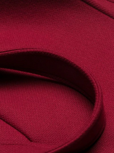 RED VALENTINO 系高腰带外套 - 红色