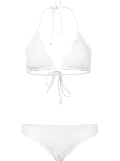 Shop Marysia 'broadway Triangle Top & Brief Bottom' Bikini In White