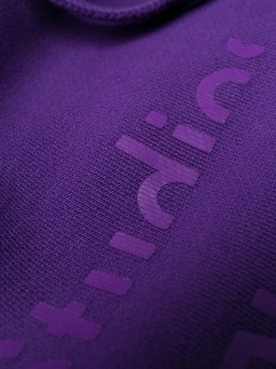 Shop Acne Studios Oversized Hoodie In Purple