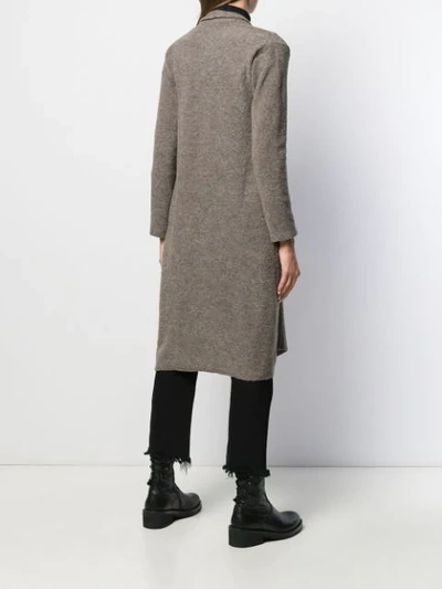 Shop Andrea Ya'aqov Mid-length Cardi-coat In Neutrals