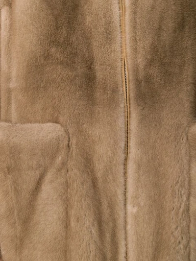 Shop Manzoni 24 Oversized Coat - Brown