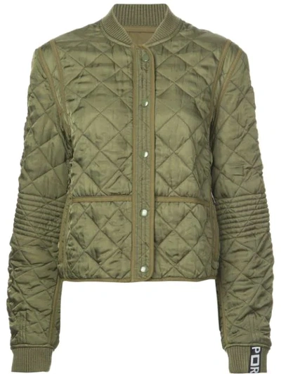 Shop Proenza Schouler Pswl Quilted Jacket - Green