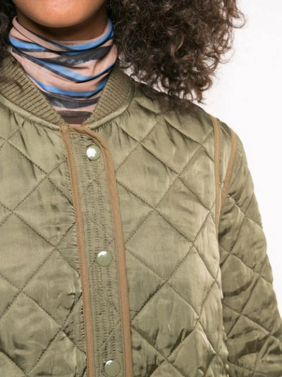 Shop Proenza Schouler Pswl Quilted Jacket - Green