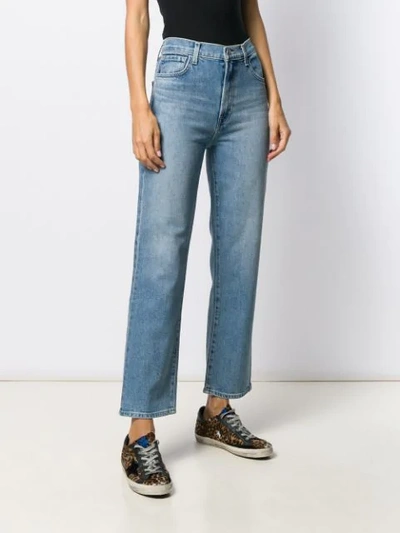 Shop J Brand Jules Straight-leg Jeans In Blue