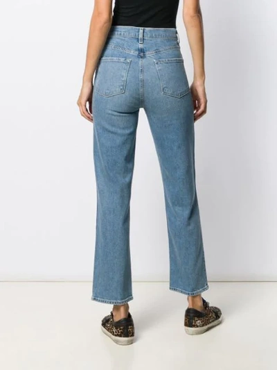 Shop J Brand Jules Straight-leg Jeans In Blue