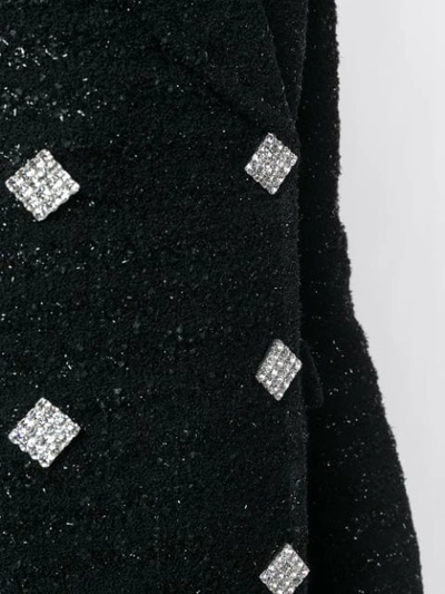 Shop Alessandra Rich Buttoned Jacket - Black