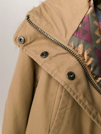 WANGE HOODED COAT